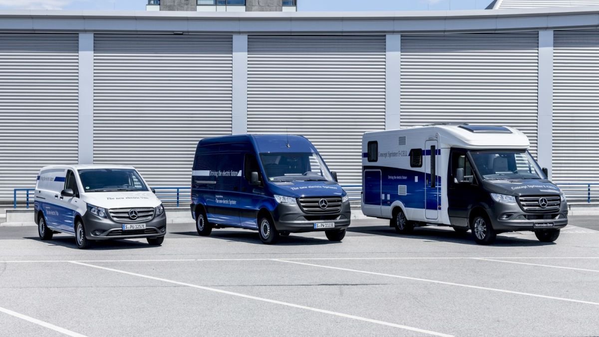 Mercedes stelt gamma elektrische bestelwagens voor