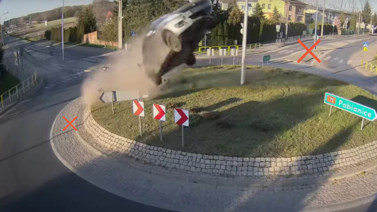 VIDEO: Deze Suzuki vliegt… En maakt noodlanding op kerkhof