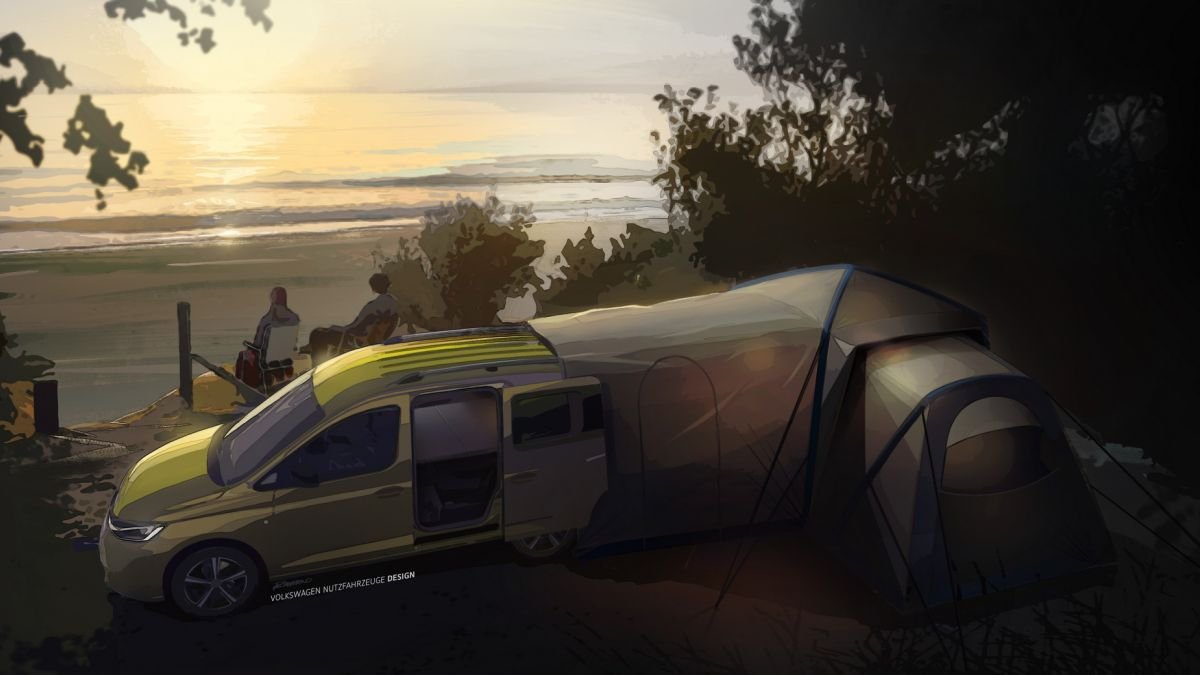 VW Caddy Beach: Voor kampeerders