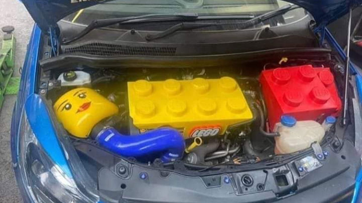 Quand un fan de Lego modifie sa voiture…