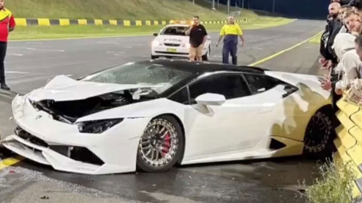 2000 pk sterke Lamborghini crasht tijdens dragrace