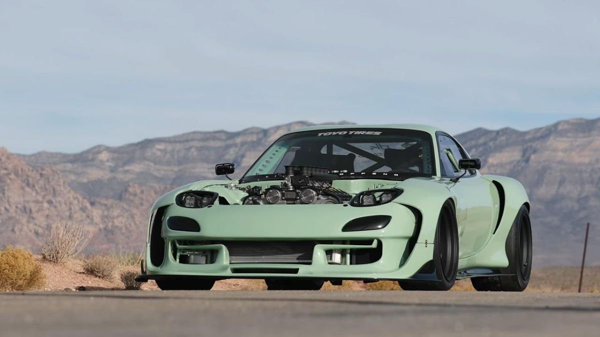 Dit is de meest extreme Mazda RX-7 ter wereld