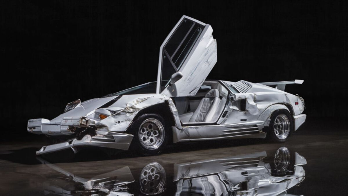 Cette Lamborghini Countach accidentée pourrait valoir une fortune