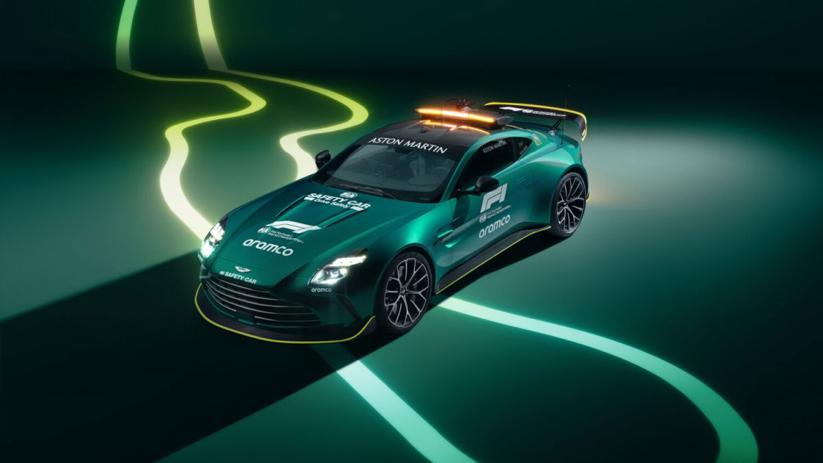 Aston Martin Vantage is nieuwe safety car van Formule 1