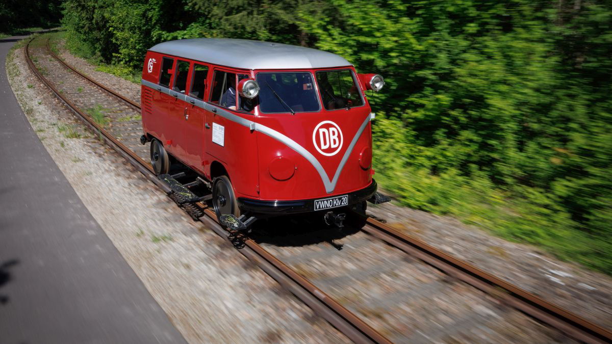 Deze Volkswagen combi heeft geen banden of besturing