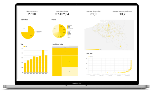 Gocar data screen