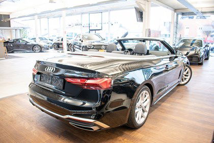 Audi A5 35TFSI CABRIO *S-LINE*, AUTOM, DRIVE SELECT, NAV, BT, AIR-SCARF, APPLE/ANDROID, PARK-ASSIST