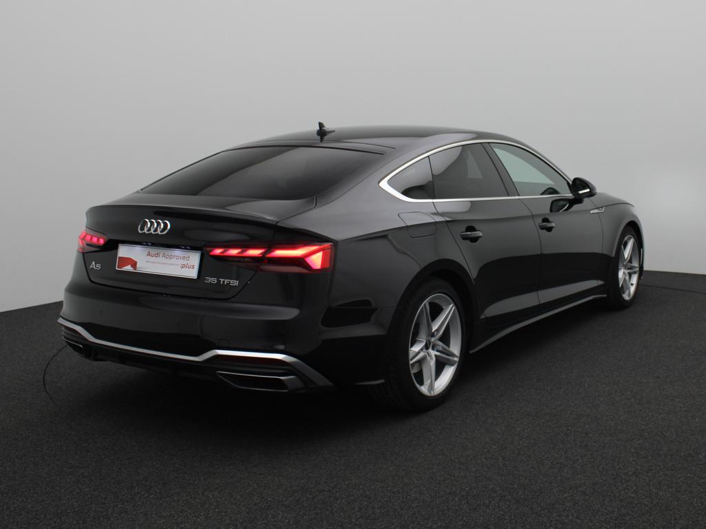 Audi A5 Sportback S-Line 35 TFSI 150pk S-Tronic Automaat / GPS / Car Play / Leder / Camera / Cruise Control / Verwarmbare Voorstoelen