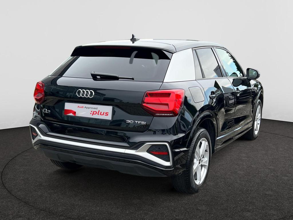 Audi Q2 S-LINE*2J GARANTIE*BENZINE 110pk*CARPLAY*CAMERA*GPS*DAB*EL.KOFFER*LEDER*TOPWAY.BE