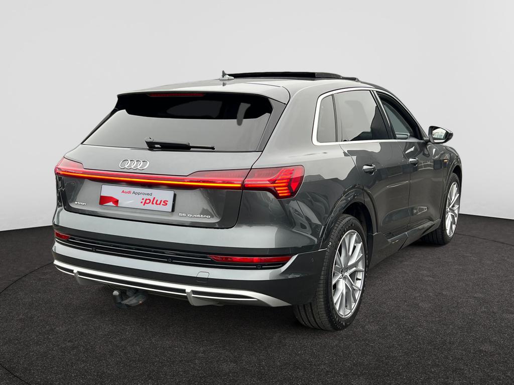 Audi E-Tron S-LINE*2J GARANTIE*GROTE BATTERIJ*408pk*PANO DAK*LEDER*TREKHAAK*TOPWAY.BE