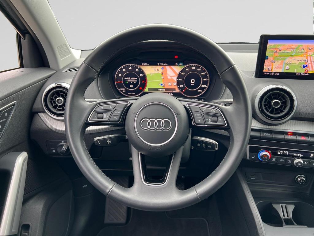 Audi Q2 S-LINE*2J GARANTIE*BENZINE 110pk*CARPLAY*CAMERA*GPS*DAB*EL.KOFFER*LEDER*TOPWAY.BE