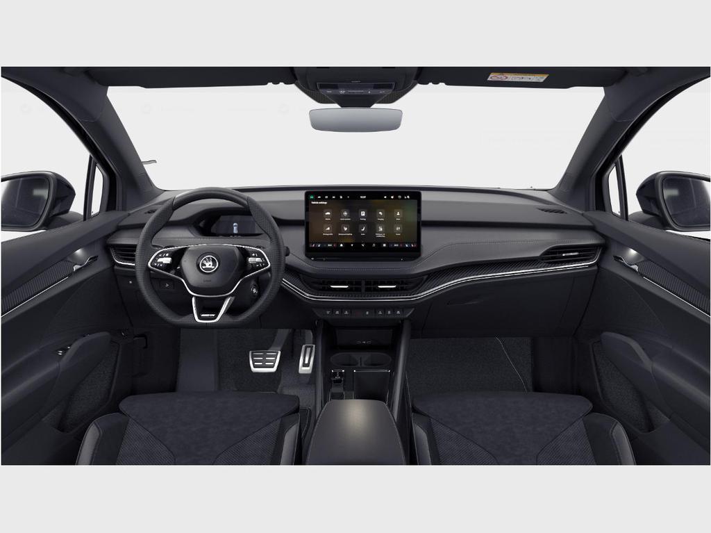 Skoda Enyaq *STOCKWAGEN* 82 kWh 286pk*SPORTLINE*20"VEGA*TREKHAAK*MATRIX*CAMERA*ACC*BLINDSPOT*