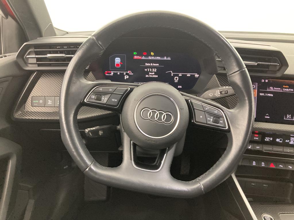 Audi A3 Sportback S line 30TFSI 81KW(110CV) S tronic *CUIR*APP CONNECT*