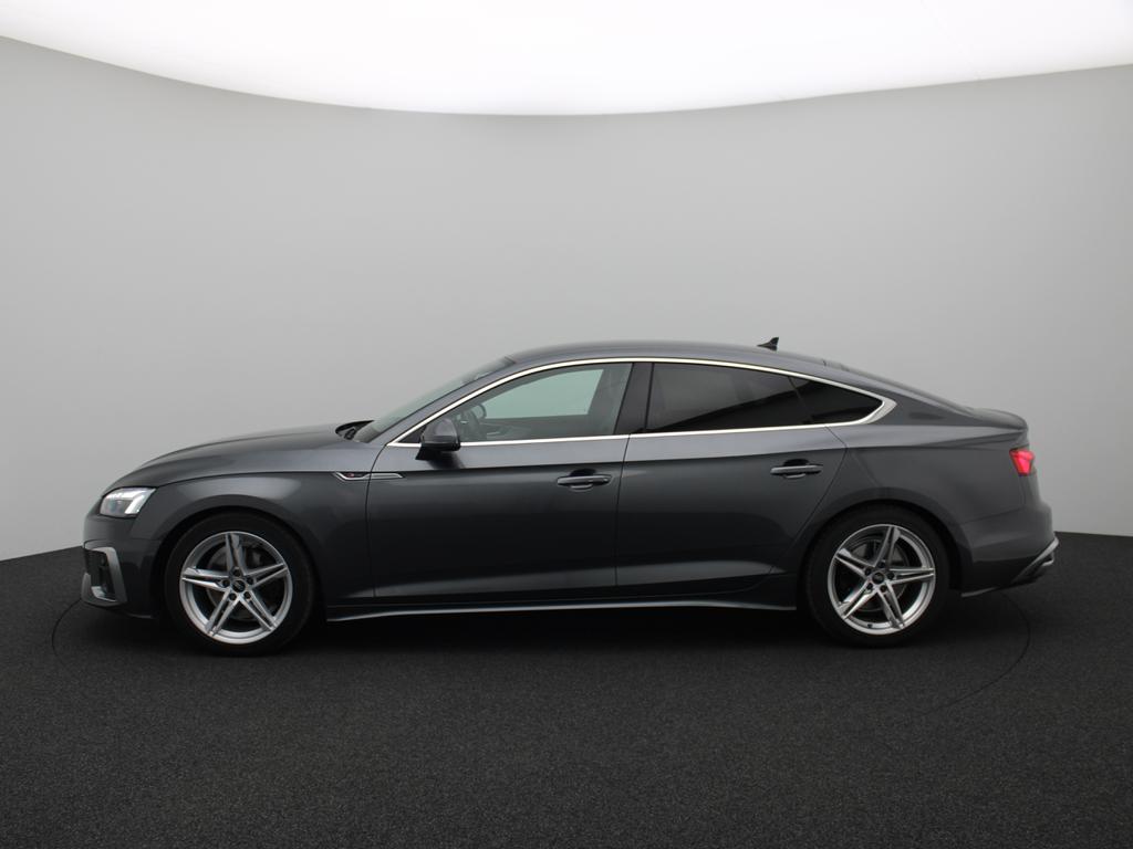 Audi A5 Sportback S-Line 35 TFSI 150pk S-Tronic Automaat / GPS / Car Play / Leder / Camera / Cruise Control / Verwarmbare Voorstoelen