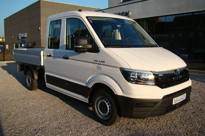 Volkswagen Crafter DUBBEL CABINE - OPEN LAADBAK  7 ZITPLAATSEN