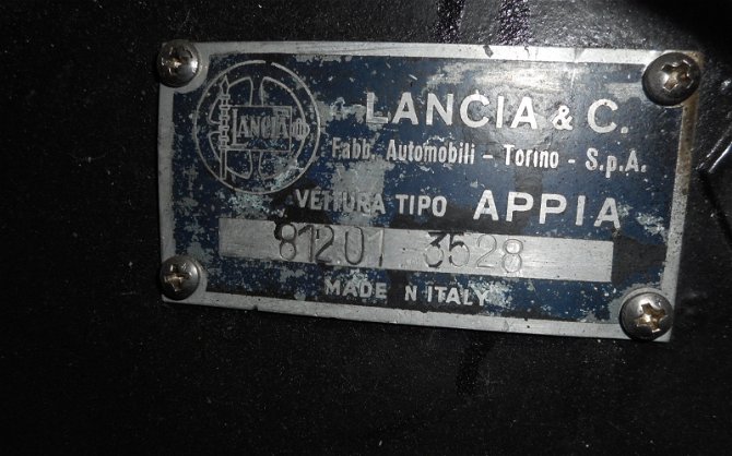 Lancia Appia Cabrio restored 