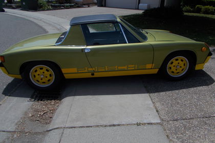 Porsche 914 mosgroen 