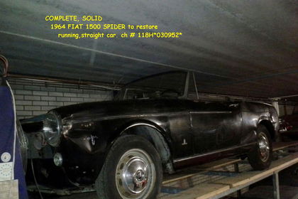 Fiat 1500 Spider no.30952 