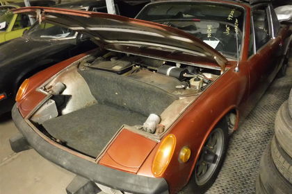 Porsche 914 brown 