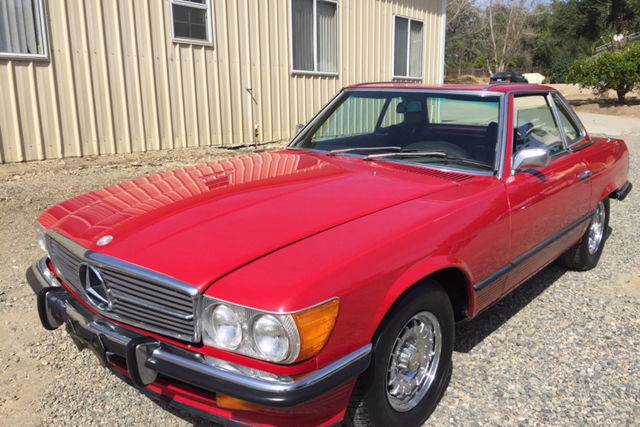 Mercedes 350SL W107 72 red 5582