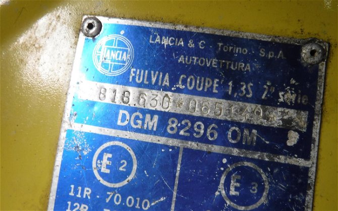 Lancia Fulvia Coupe 1.3S 2e serie 