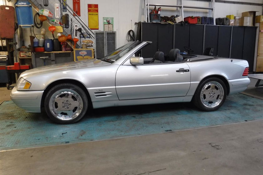 Mercedes 600SL R129 Roadster Silver