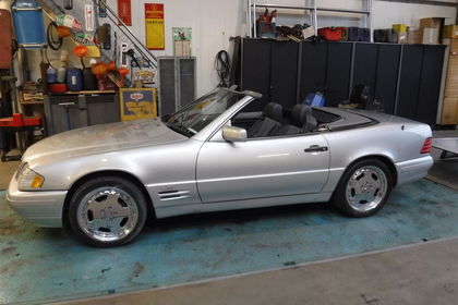 Mercedes 600SL R129 Roadster Silver 