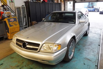 Mercedes 600SL R129 Roadster Silver 