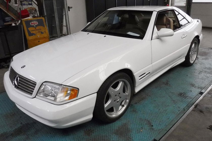 Mercedes 500SL White