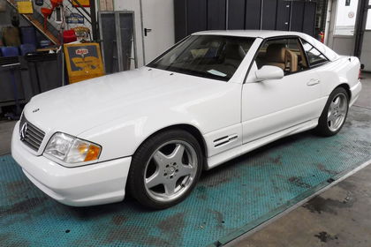 Mercedes 500SL White 