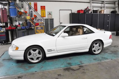 Mercedes 500SL White 