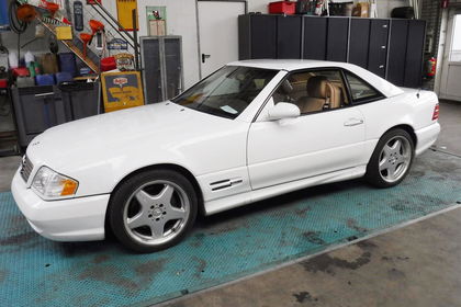 Mercedes 500SL White 