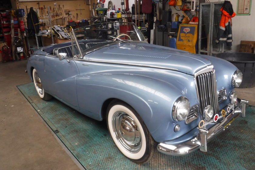 Sunbeam Alpine Roadster blue