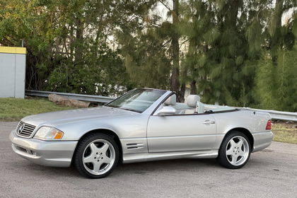 Mercedes 500SL silver 200381 