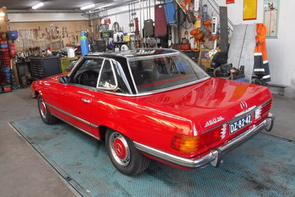 Mercedes 450SL 72 red 