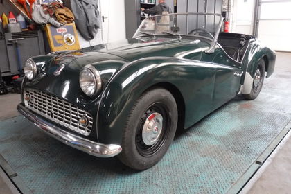 Triumph TR3A groen nr. 11928 