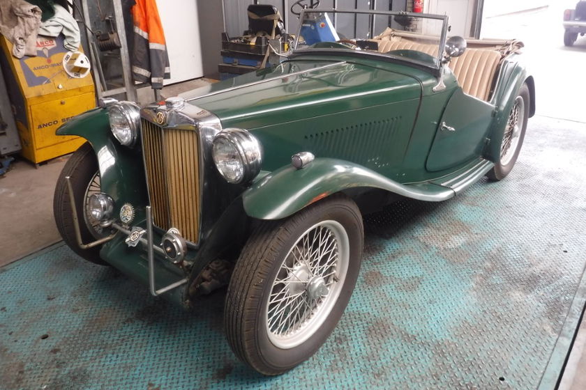 MG TC green nr. 6550