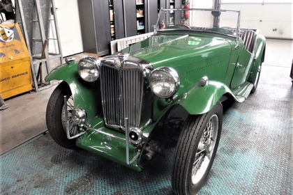 MG TC green no. 5971 RHD 