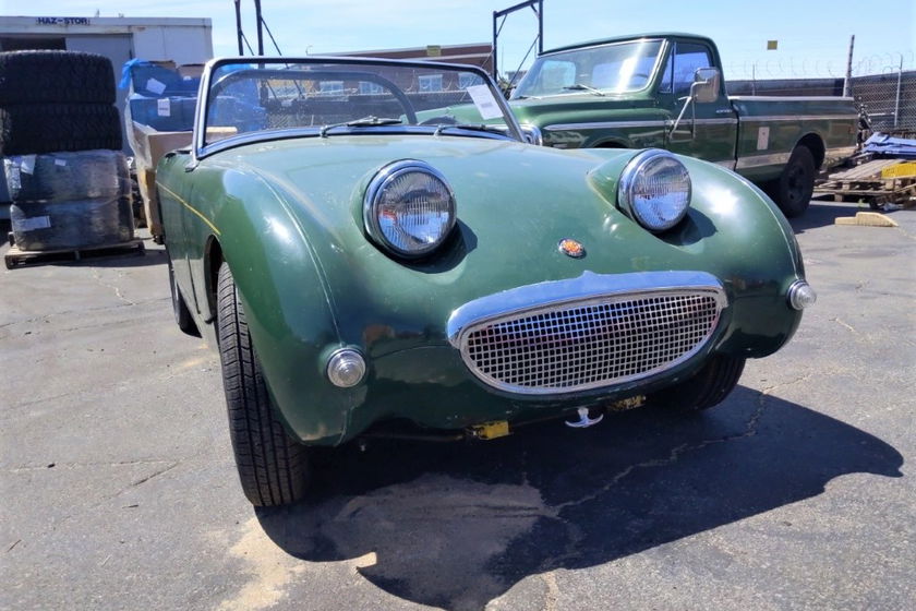 Austin Healey Frogeye Sprite green