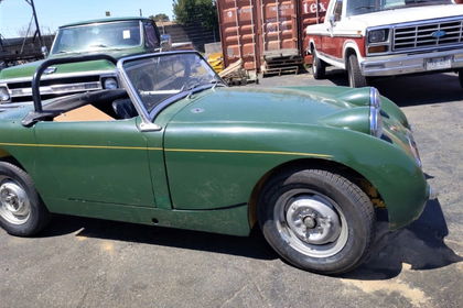 Austin Healey Frogeye Sprite green 